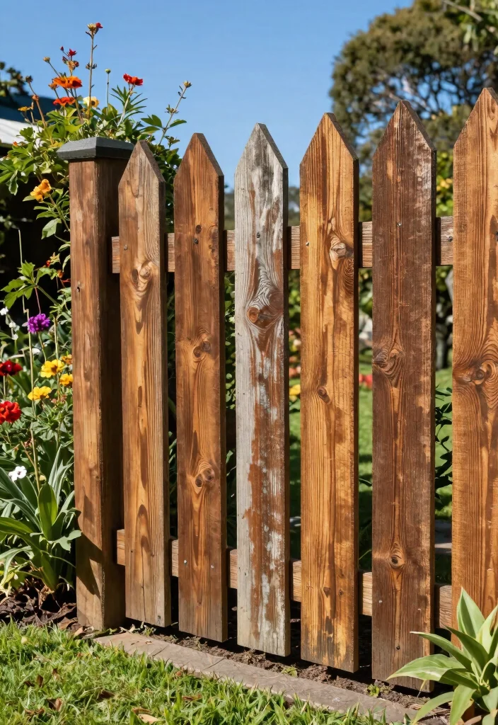 10 Fence Ideas in New Zealand for Modern Garden Boundaries 1. Reclaimed Wood Fencing 0