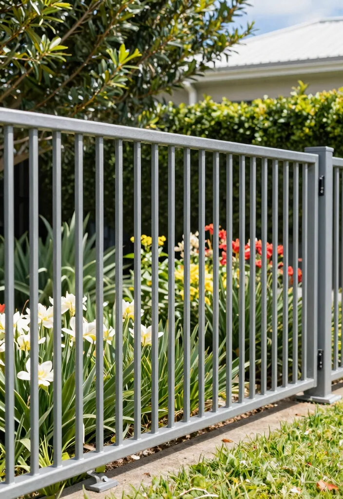 10 Fence Ideas in New Zealand for Modern Garden Boundaries 3. Metal Fencing 0