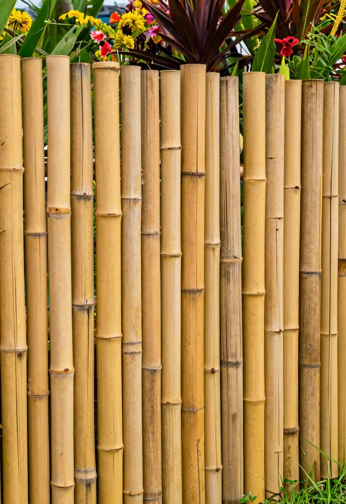 10 Fence Ideas in New Zealand for Modern Garden Boundaries 5. Bamboo Fencing 0