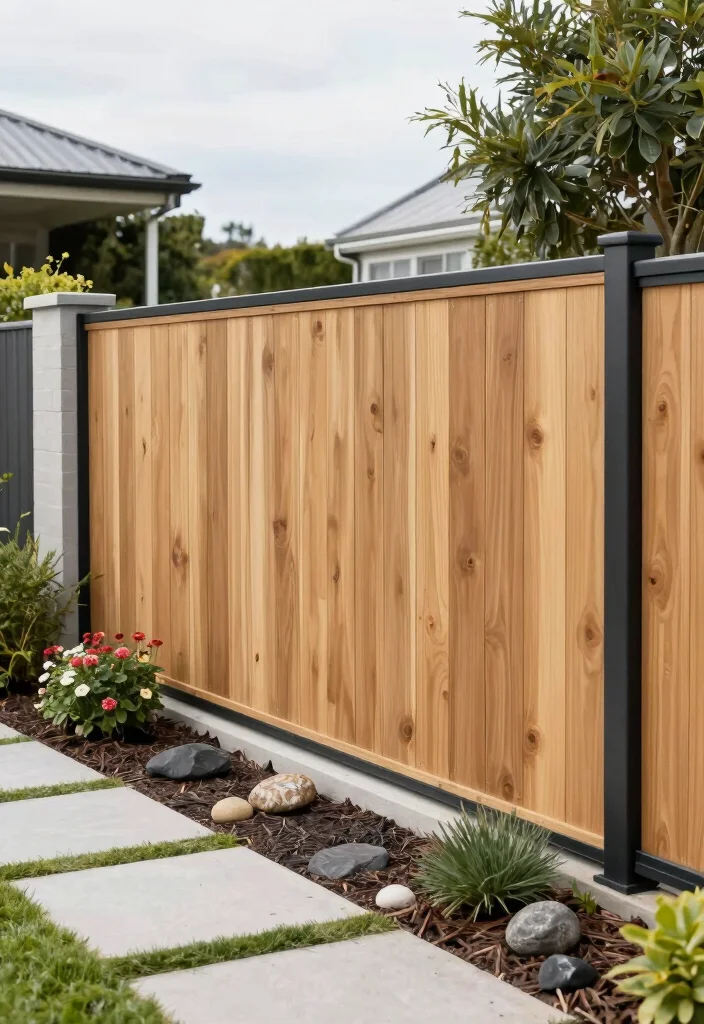 10 Fence Ideas in New Zealand for Modern Garden Boundaries 6. Composite Fencing 0