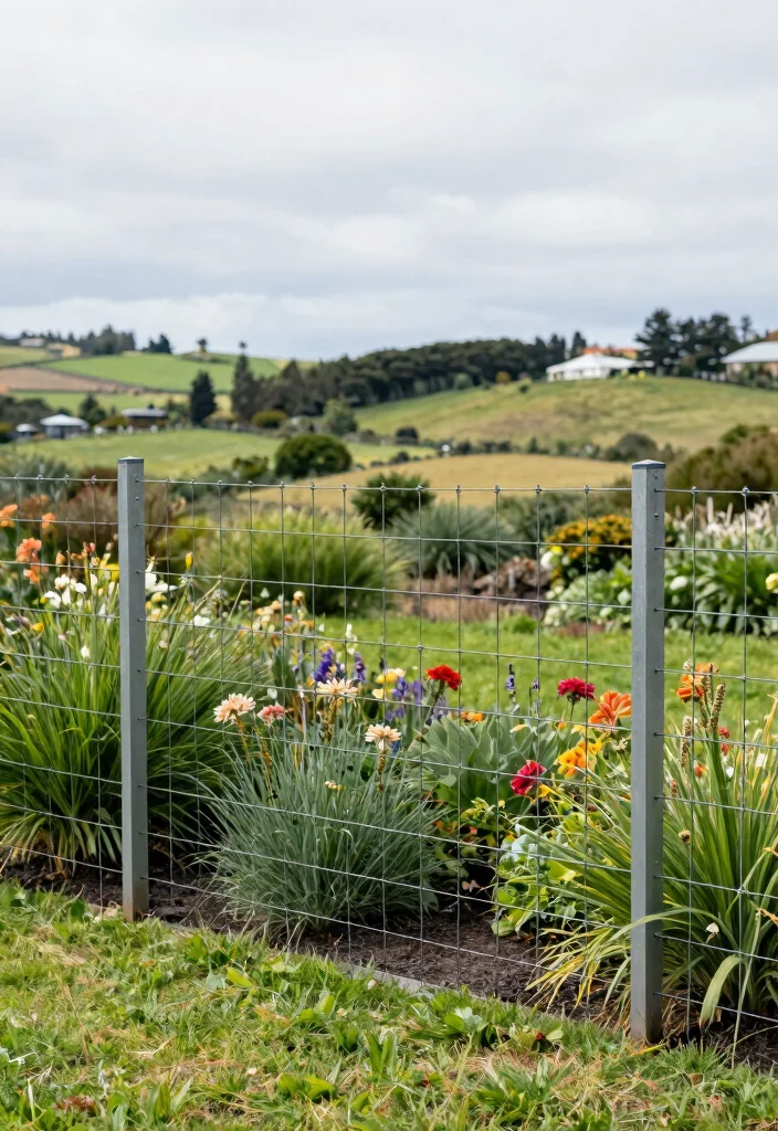 10 Fence Ideas in New Zealand for Modern Garden Boundaries 9. Wire Fencing 0