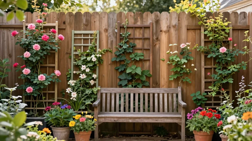 10 Fence Trellis Ideas to Combine Privacy and Plant Support