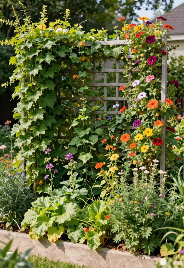 10 Front Yard Low Fence Ideas for Subtle Curb Appeal 6. Trellis Fences for Vertical Gardening 0