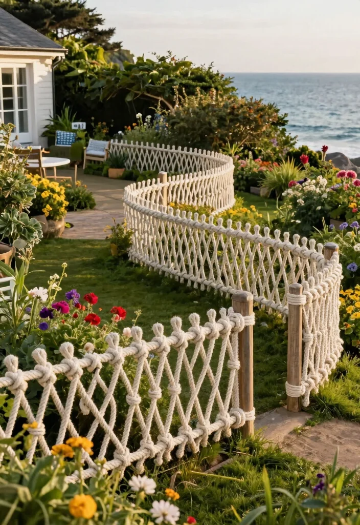 10 Garden Rope Fence Ideas for Coastal and Casual Style Conclusion 0