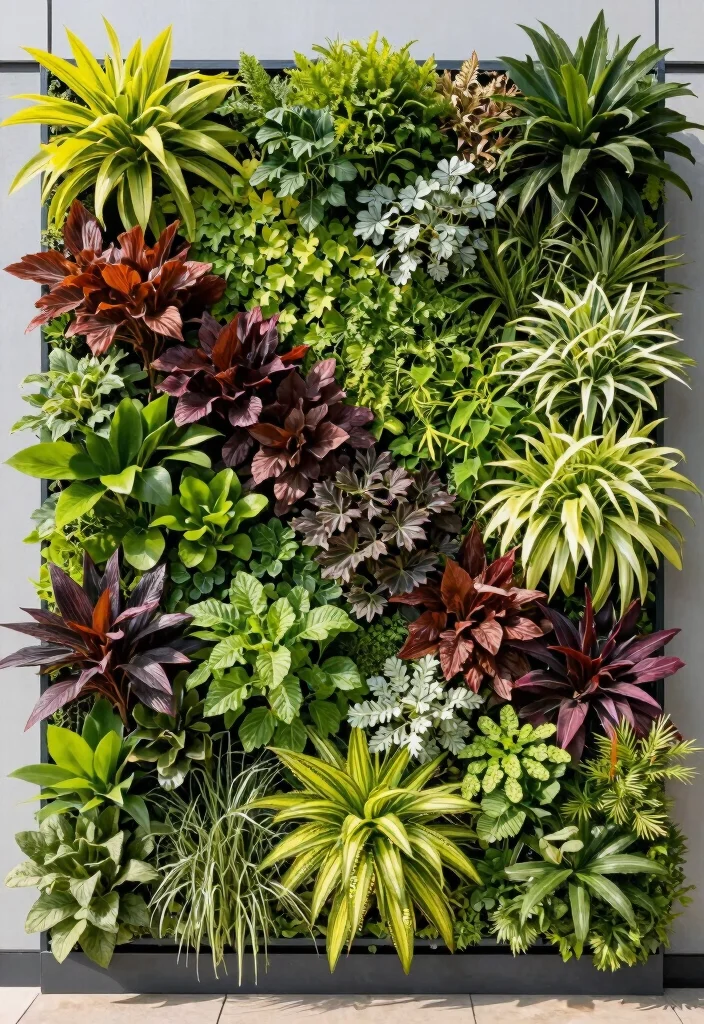 10 Garden Wall Fence Ideas for Structured Outdoor Spaces 10. Living Walls 0