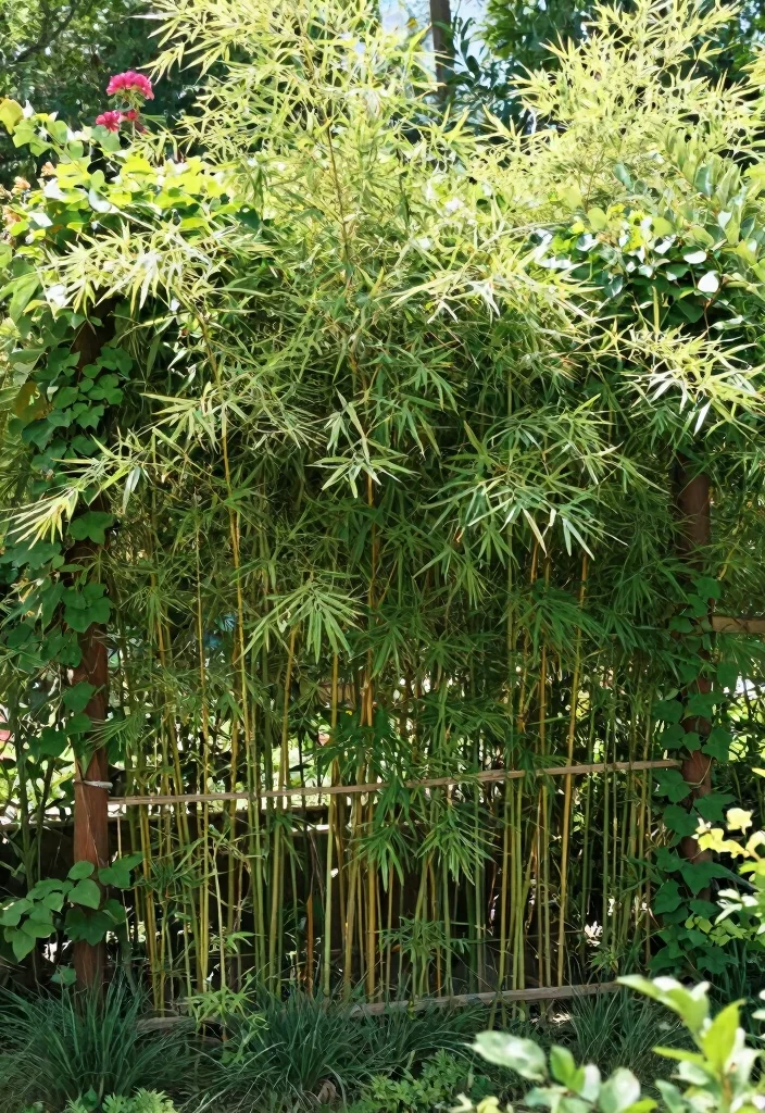 10 Garden Wall Fence Ideas for Structured Outdoor Spaces 6. Green Privacy Screens 0