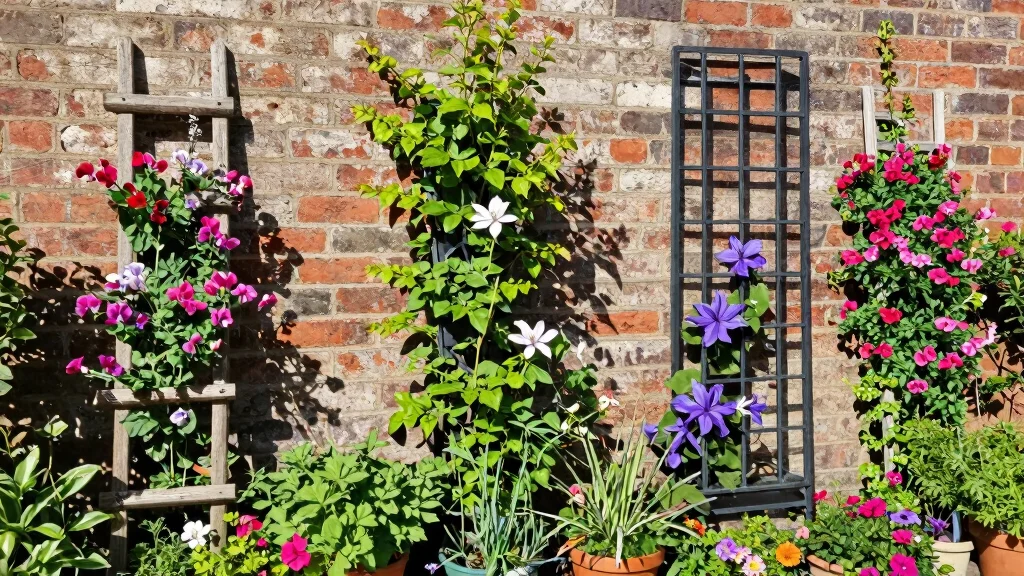 10 Garden Wall Trellis Ideas for Vertical Flowers and Vines