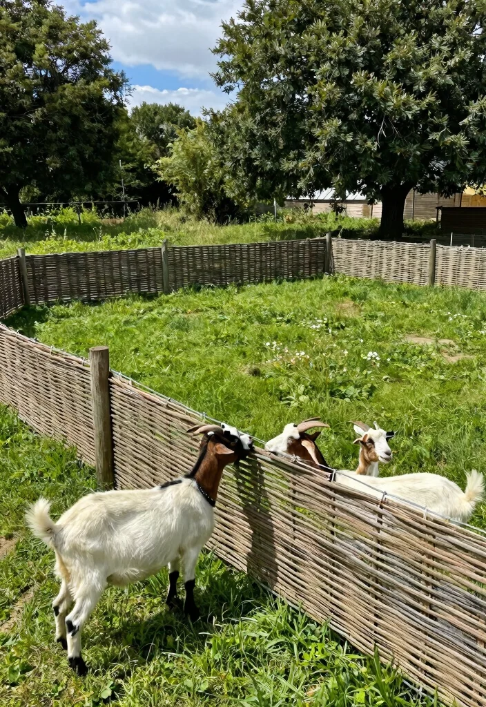 10 Goat Fence Ideas for Safe and Functional Backyards 2. Woven Wire Fencing 0