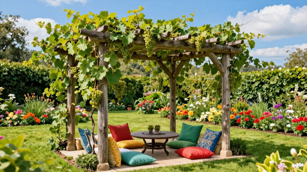 10 Grape Pergola Ideas for Shaded and Productive Gardens