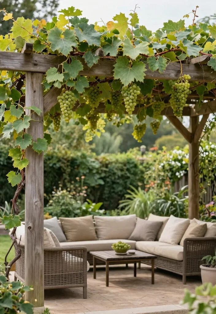 10 Grape Trellis Ideas for Healthy Backyard Vine Growth 7. Pergola Trellis 0