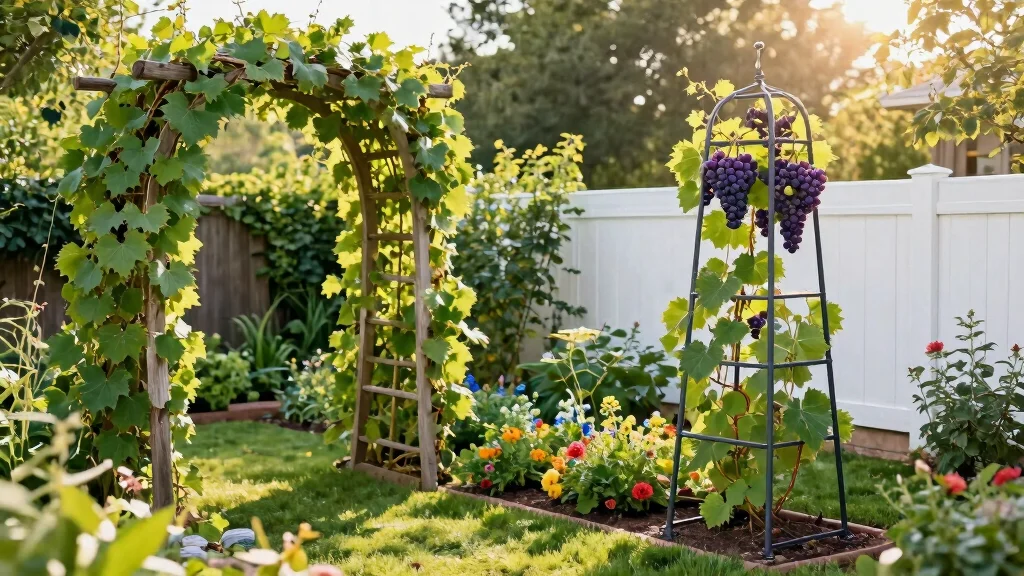 10 Grape Trellis Ideas for Healthy Backyard Vine Growth