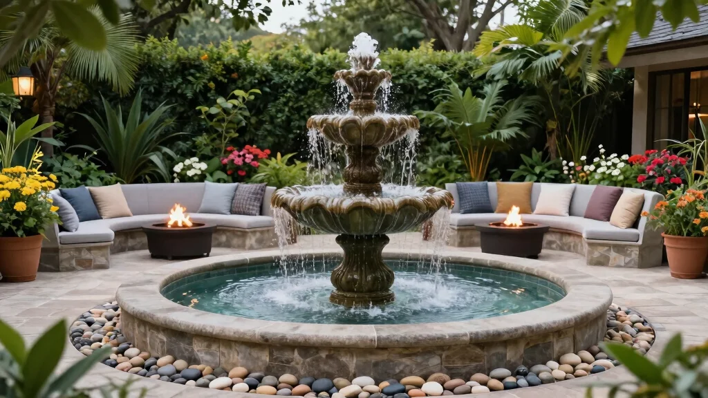 10 Patio Water Fountain Ideas for Relaxing Ambience