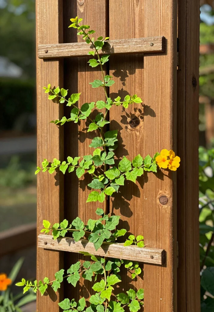 10 Planters With Trellis Ideas for Small Patios and Vertical Gardens 1. Vertical Wooden Planters 0