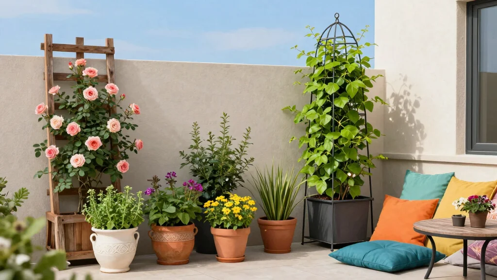 10 Planters With Trellis Ideas for Small Patios and Vertical Gardens