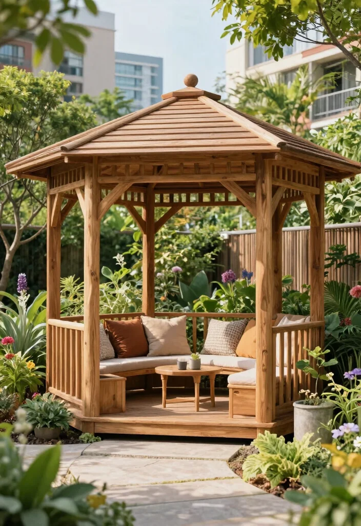 10 Pop Up Gazebo Ideas for Flexible Backyard Shade 10. Eco Friendly Gazebo Options 0