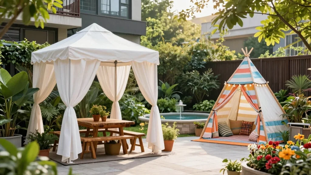 10 Pop Up Gazebo Ideas for Flexible Backyard Shade