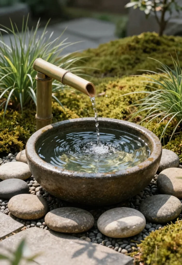 10 Pot Fountain Ideas for Easy DIY Water Features 10. Zen Garden Fountain 0