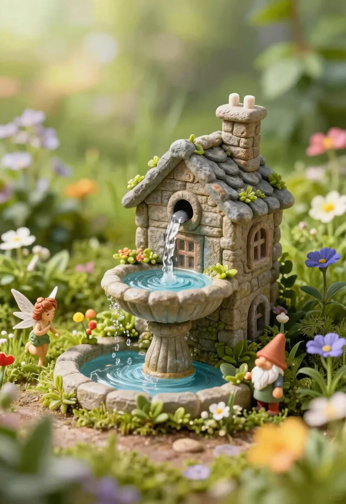 10 Small Backyard Fountain Ideas That Fit Limited Space 45 10 Small Backyard Fountain Ideas That Fit Limited Space 5. Miniature Garden Fountains 0