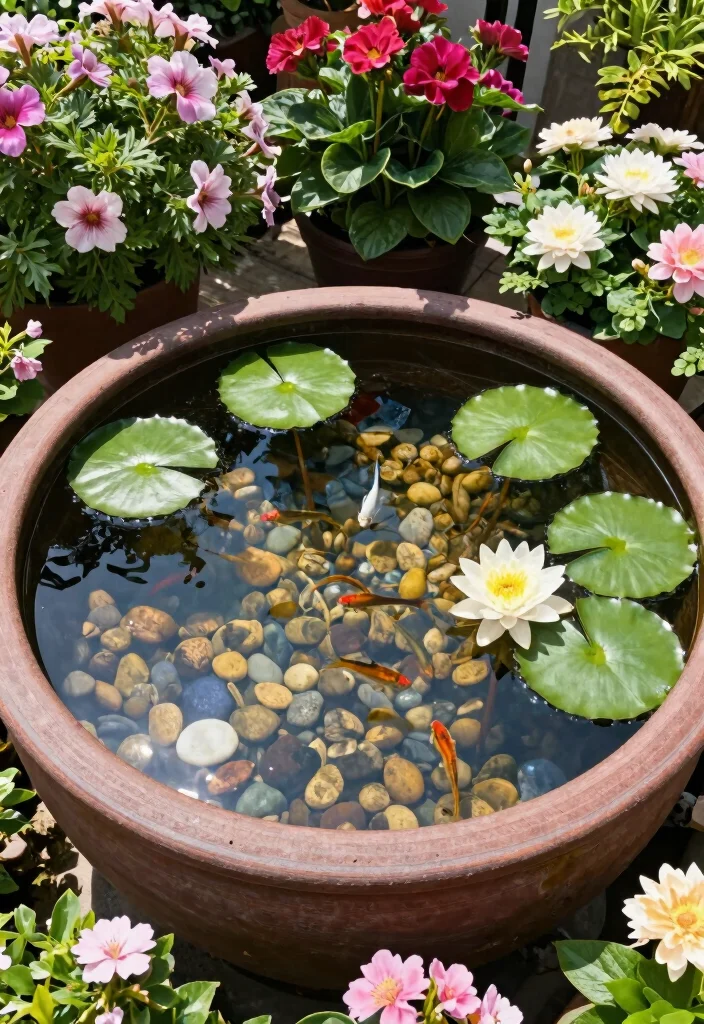 10 Small Backyard Fountain Ideas That Fit Limited Space 67 10 Small Backyard Fountain Ideas That Fit Limited Space 7. Container Water Gardens 0