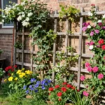 10 Wall Trellis Ideas for Climbing Flowers in Small Gardens