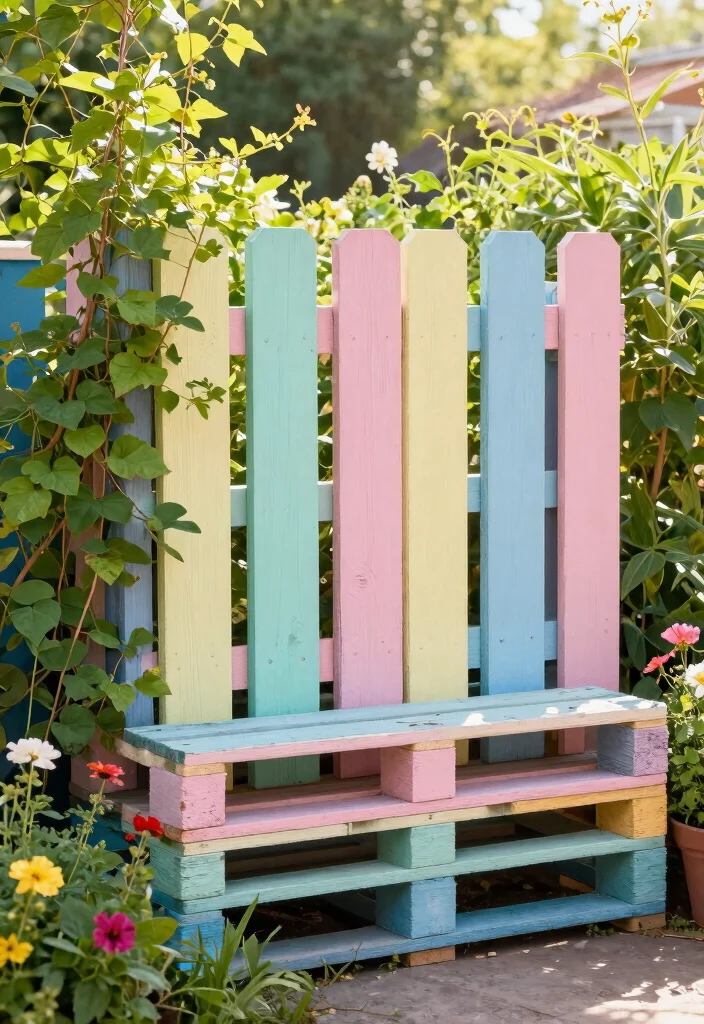 12 Cheap DIY Garden Fence Ideas That Actually Look Good 1. Recycled Pallet Fence 0