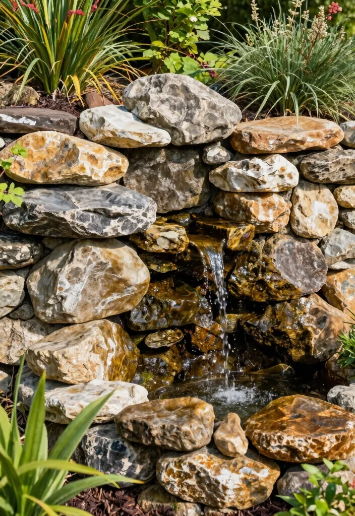 12 Garden Fence Ideas for Privacy Using Practical Materials 9. Natural Stone Walls 0