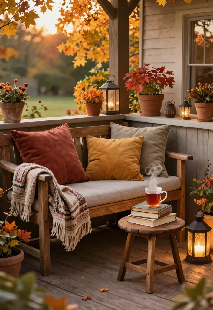 10 Covered Patio Styling Ideas for Every Season (Get Inspired for Fall!) 1 10 Covered Patio Styling Ideas for Every Season (Get Inspired for Fall!) 1. Cozy Corners
