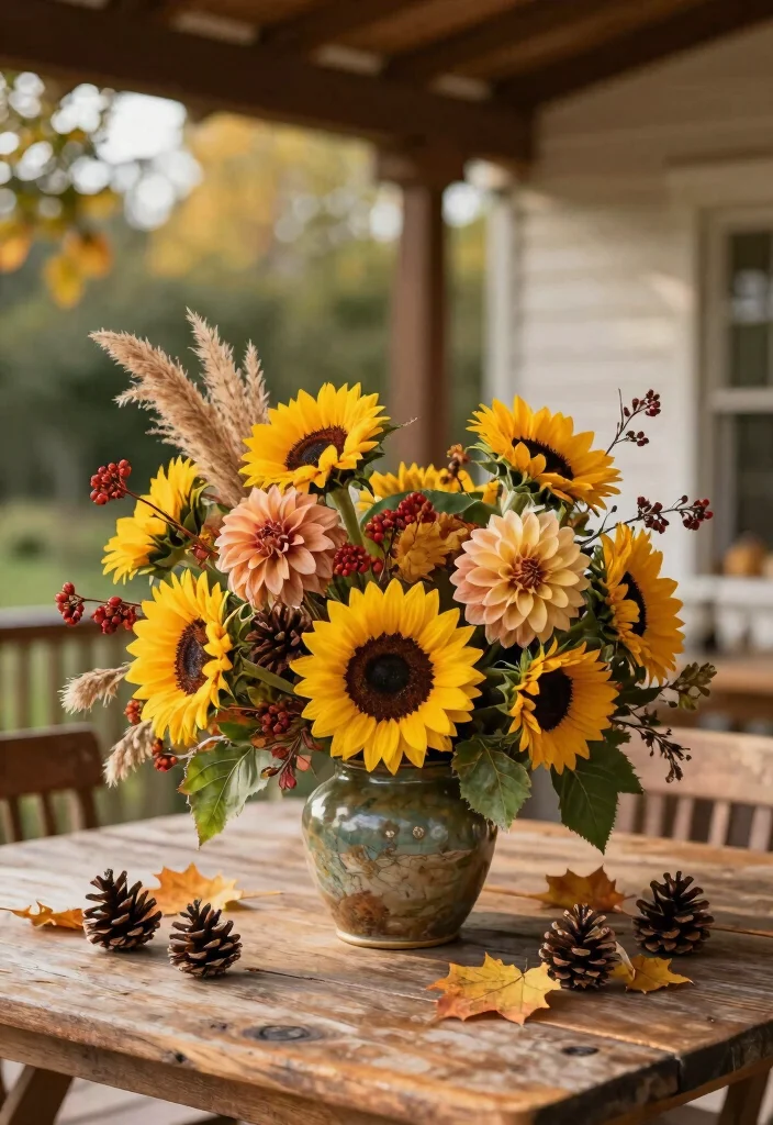 10 Covered Patio Styling Ideas for Every Season (Get Inspired for Fall!) 6 10 Covered Patio Styling Ideas for Every Season (Get Inspired for Fall!) 6. Autumn Arrangements