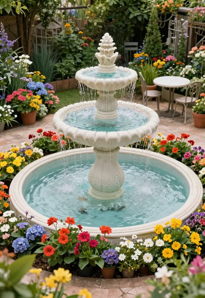 Unlock the Secrets: 12 ACNH Garden Reading Nook Ideas That Will Make You Want to Curl Up with a Good Book! 7 Unlock the Secrets: 12 ACNH Garden Reading Nook Ideas That Will Make You Want to Curl Up with a Good Book! 7. The Floral Fountain