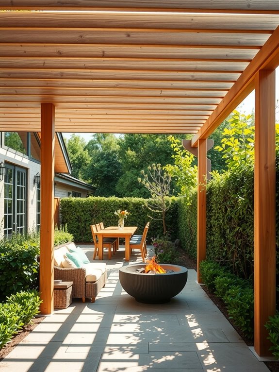 What Is a Pergola and How to Use One in Your Outdoor Space 4 attached home to garden pergola