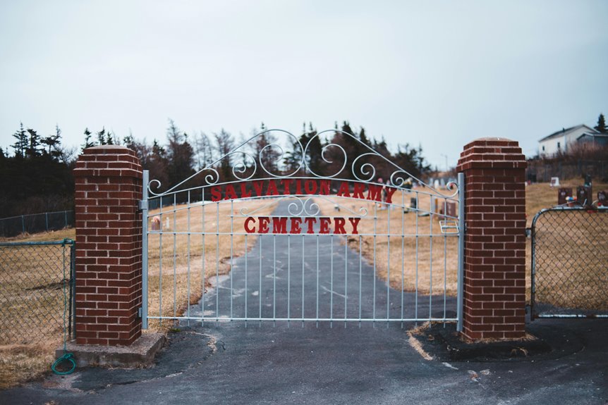 Home 18 cemeteries fenced for privacy