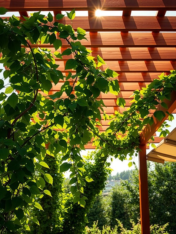 climbing plants vs retractable canopy feasibility