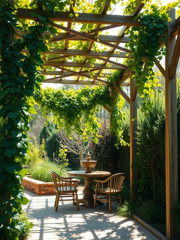 What Is a Pergola and How to Use One in Your Outdoor Space 9 climbing vines require sturdy trellises