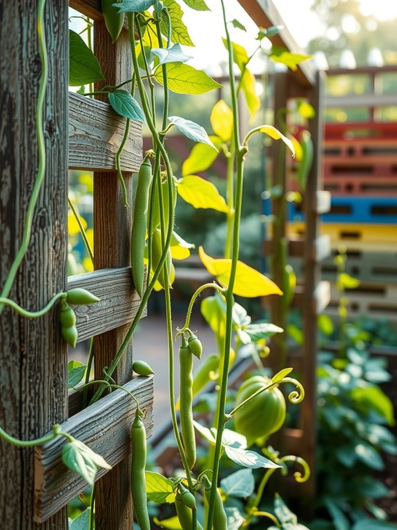 dwarf peas may not require taller need trellis