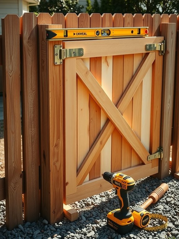 fence gate proper construction and installation