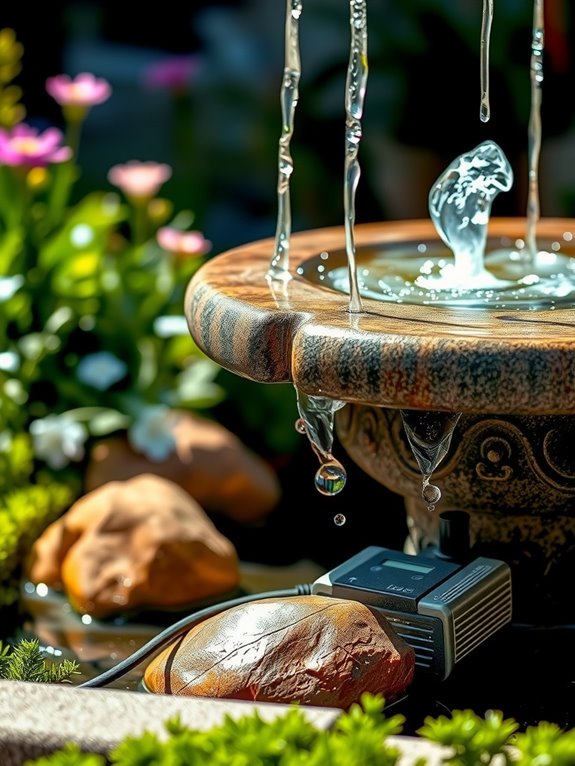 flow rate fountain height considerations