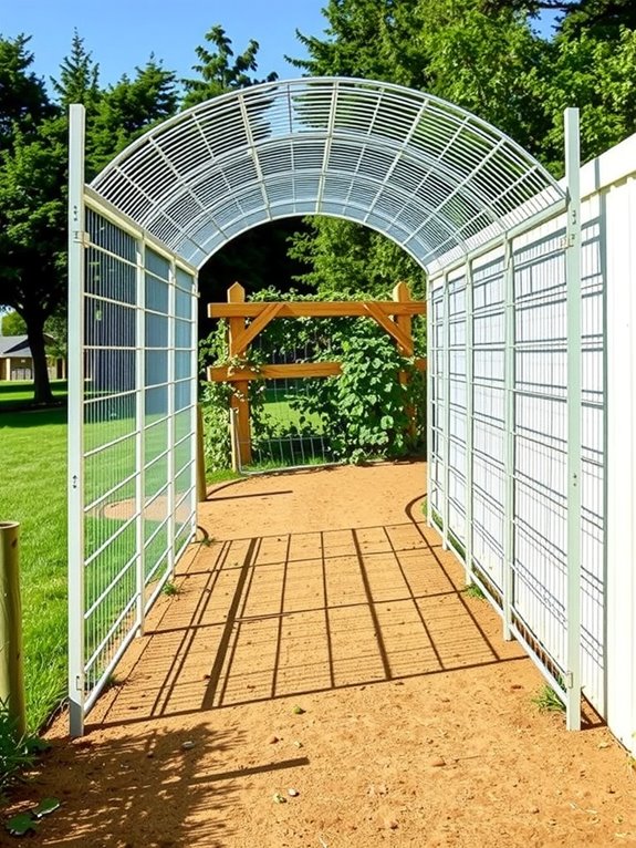 garden path width determines arch height