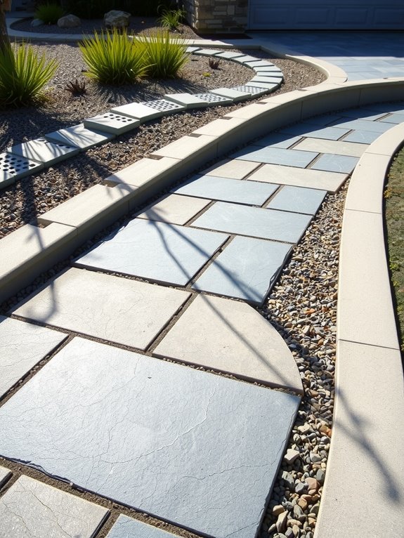 hardscape for drainage and structure