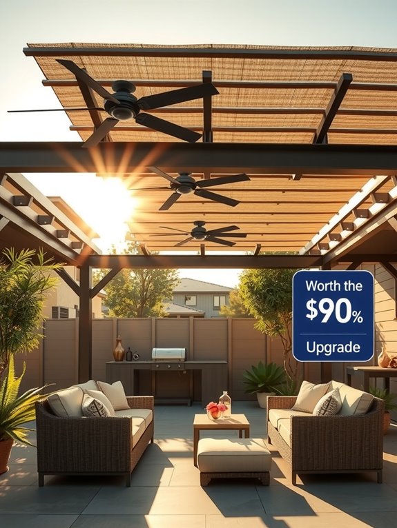 motorized pergola upgrades increase cost comfort