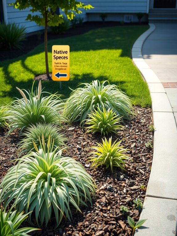 native zone low maintenance front yard plant beds