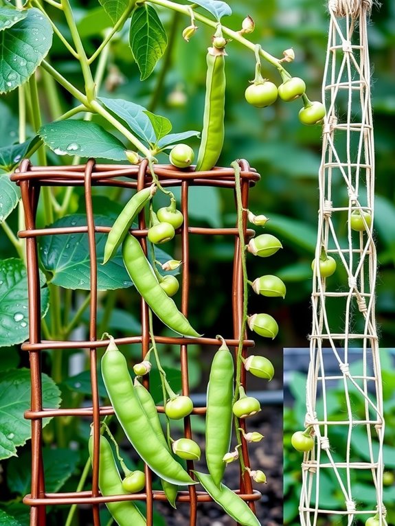 pea types require appropriate trellis