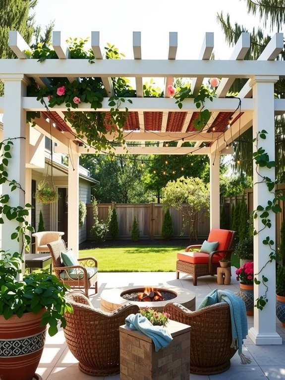What Is a Pergola and How to Use One in Your Outdoor Space 2 pergola creates shaded outdoor livingspace