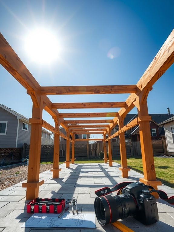pergola permit documentation fees inspections