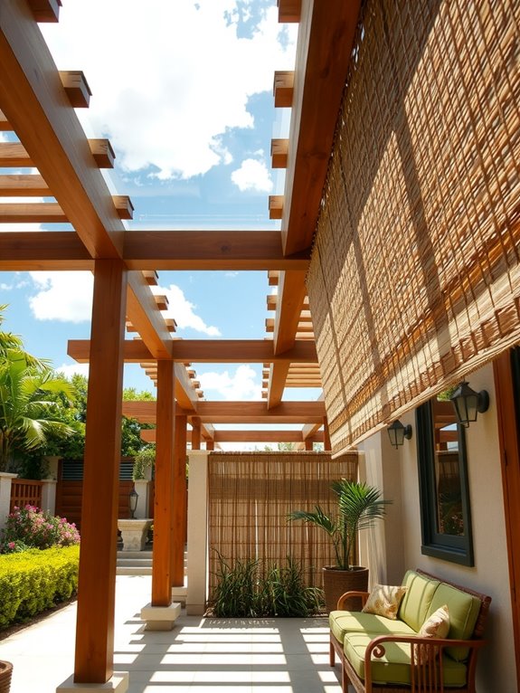 pergolas with various roofs options
