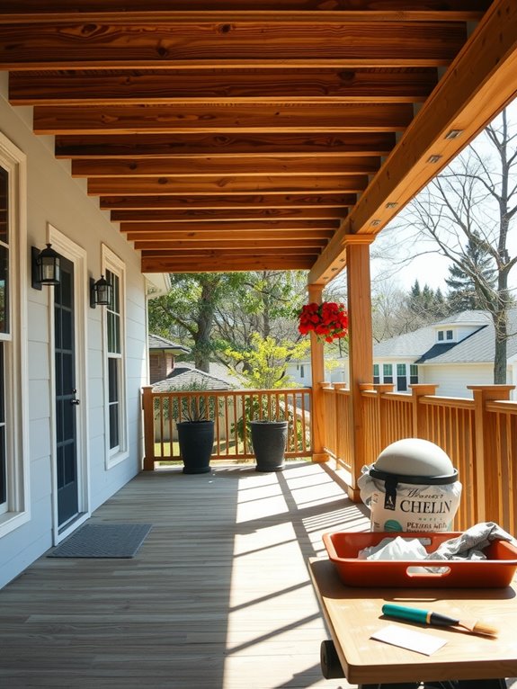 protect seal and maintain pergola wood