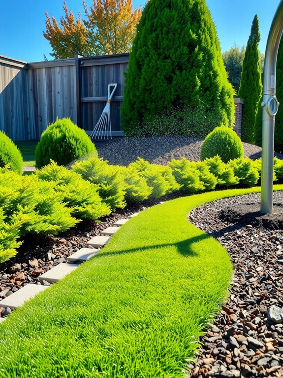 regular watering and maintenance plan