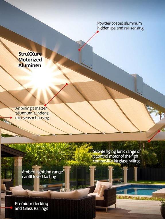 smart controls with motorized louvers