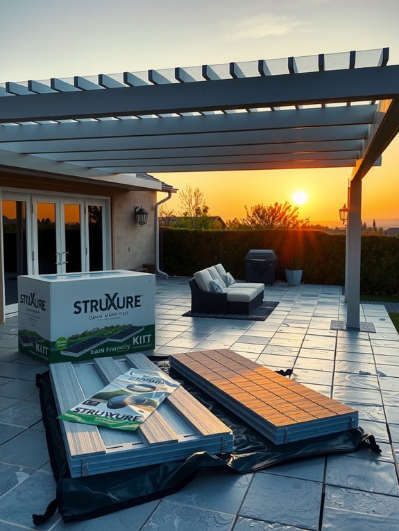 struxure pergolas compared against diy kits