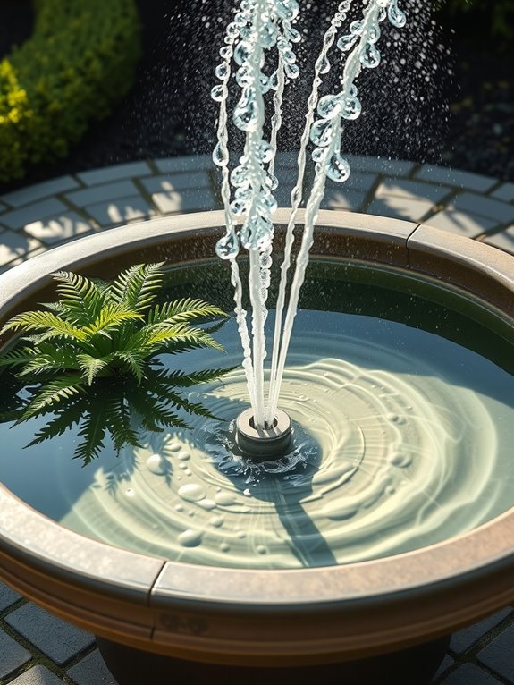 submersible fountain pump specifications